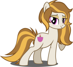 Size: 1280x1177 | Tagged: safe, artist:rambold, oc, oc only, oc:scarlétt, earth pony, pony, cutie mark, long mane, long tail, seductive, seductive pose, simple background, solo, transparent background, vector