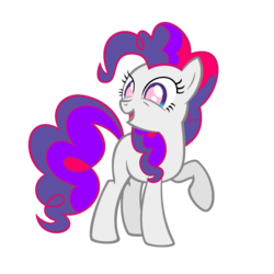 Size: 1152x1152 | Tagged: safe, artist:motownwarrior01, oc, oc only, oc:enchantment, robot, implied pinkie pie, implied rarity, implied twilight sparkle, recolor, simple background, solo, transparent background