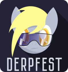 Size: 6200x6530 | Tagged: safe, artist:ducheved, derpy hooves, pegasus, pony, g4, absurd resolution, derpfest, female, glasses, looking at you, mare