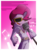 Size: 2971x4000 | Tagged: safe, artist:fj-c, pinkie pie, human, equestria girls, g4, breasts, cleavage, elvis presley, female, music, rock (music), rock and roll, solo