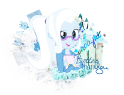Size: 1000x768 | Tagged: safe, trixie, equestria girls, g4, better than you, cian, flower, photoshop, simple background, solo, transparent background, vector