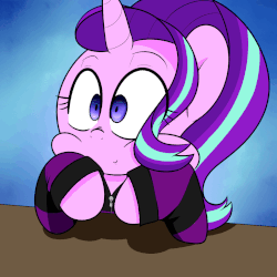 Size: 1024x1024 | Tagged: safe, artist:fullmetalpikmin, starlight glimmer, pony, unicorn, g4, animated, blinking, clothes, cute, female, glimmerbetes, hoodie, mare, smiling, solo, squishy cheeks