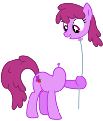 Size: 8500x10000 | Tagged: safe, artist:mpnoir, berry punch, berryshine, balloon pony, earth pony, pony, do princesses dream of magic sheep, g4, .svg available, absurd resolution, balloon punch, female, headless, hoof hold, mare, modular, shared dream, simple background, solo, transparent background, vector, wat