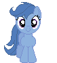 Size: 84x93 | Tagged: safe, artist:onil innarin, derpibooru exclusive, archer (character), scootablue, g4, c:, cute, female, filly, looking at you, pixel art, simple background, solo, sweet dreams fuel, transparent background