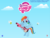 Size: 960x720 | Tagged: safe, screencap, rainbow dash, parasprite, pony, g4, cannon, flash game, game