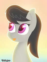 Size: 2448x3185 | Tagged: safe, artist:theotherdash, octavia melody, g4, cute, female, high res, portrait, solo, tavibetes, tongue out