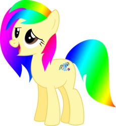 Size: 983x1069 | Tagged: safe, artist:rainbowtashie, rainbow dash, oc, oc only, oc:rainbow tashie, g4, base used, cutie mark, master ball, neon, poké ball, pokémon, ponysona, rainbow, rainbow hair, simple background, transparent background, vector