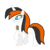 Size: 1152x1152 | Tagged: safe, artist:katsubases, artist:motownwarrior01, oc, oc only, oc:core heart, crossover, portal, simple background, solo, transparent background