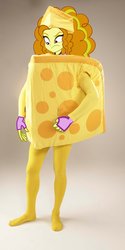 Size: 632x1264 | Tagged: dead source, safe, artist:wubcakeva, edit, adagio dazzle, equestria girls, g4, cheese, cheesy, clothes, cosplay, costume, female, food, photoshop, solo