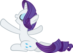 Size: 6000x4329 | Tagged: safe, artist:slb94, rarity, pony, unicorn, g4, rarity investigates, absurd resolution, eyes closed, fabulous, female, pose, simple background, solo, transparent background, vector