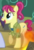 Size: 150x219 | Tagged: safe, screencap, summer joy, trailhead, earth pony, pony, g4, the mane attraction, background pony, clothes, female, mare, ponytail, shirt