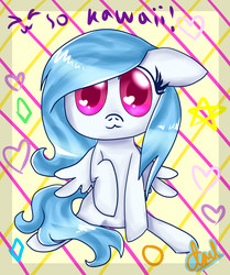 Size: 1938x2320 | Tagged: safe, artist:foxxy00candy, oc, oc only, pony, cute, gratuitous japanese, japanese, solo