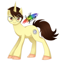 Size: 3186x3059 | Tagged: safe, artist:scarlet-spectrum, oc, oc only, oc:ethereal divide, pony, unicorn, glasses, high res, simple background, solo, transparent background