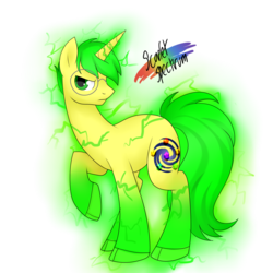 Size: 3300x3300 | Tagged: safe, artist:scarlet-spectrum, oc, oc only, oc:ethereal divide, pony, unicorn, glasses, high res, magic, serious face, simple background, solo, transformation, transparent background