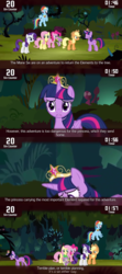 Size: 640x1440 | Tagged: safe, edit, edited screencap, screencap, applejack, fluttershy, pinkie pie, rainbow dash, rarity, spike, twilight sparkle, alicorn, pony, cinemare sins, g4, princess twilight sparkle (episode), mane six, twilight sparkle (alicorn)