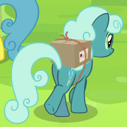 Size: 372x370 | Tagged: safe, screencap, lemon hearts, pony, g4, trade ya!, background pony, butt, cropped, female, mare, plot, recolor, solo focus, unnamed character, unnamed pony