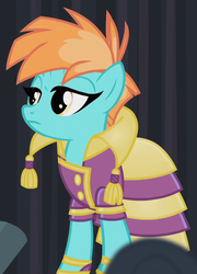 Size: 532x738 | Tagged: safe, screencap, tangerine tassels, pony, g4, rarity takes manehattan, background pony, solo