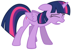 Size: 10000x7000 | Tagged: safe, artist:tardifice, twilight sparkle, alicorn, pony, g4, what about discord?, absurd resolution, eyes closed, female, folded wings, mare, photoshop, simple background, solo, transparent background, twilight sparkle (alicorn), vector