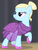 Size: 608x792 | Tagged: safe, screencap, mesh scarf, earth pony, pony, g4, rarity takes manehattan, background pony, clothes, dress, female, lidded eyes, mare, model, shoes, solo