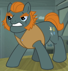 Size: 466x485 | Tagged: safe, screencap, rogue (g4), earth pony, pony, daring don't, g4, clothes, cropped, henchmen, male, sideburns, solo, stallion