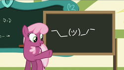 Size: 1920x1080 | Tagged: safe, cheerilee, g4, my little pony: friendship is magic, the cart before the ponies, cheerilee's blackboard, exploitable meme, meme