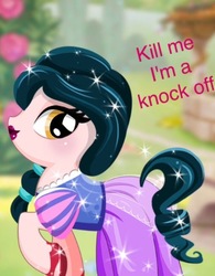 Size: 373x477 | Tagged: artist needed, safe, bootleg, knock off, ponified, snow white