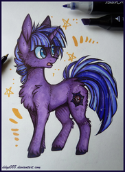 Size: 999x1376 | Tagged: safe, artist:tay-niko-yanuciq, oc, oc only, solo, traditional art