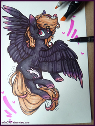 Size: 1038x1365 | Tagged: safe, artist:tay-niko-yanuciq, oc, oc only, solo, traditional art