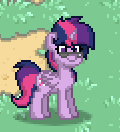 Size: 120x132 | Tagged: safe, twilight sparkle, alicorn, pony, ask twilight sparkle, pony town, g4, text, twilight sparkle (alicorn)