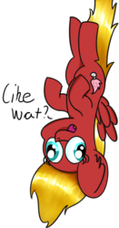Size: 934x1786 | Tagged: safe, artist:pastelhorses, oc, oc only, oc:sugar wings, solo, upside down