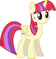 Size: 2948x3093 | Tagged: dead source, safe, artist:wolfangelmoon, moondancer, alicorn, pony, g4, cute, female, high res, moondancercorn, simple background, solo, transparent background, vector