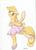 Size: 1700x2338 | Tagged: safe, artist:stardustchild01, applejack, g4, ballet, clothes, cute, female, leotard, solo, traditional art, tutu