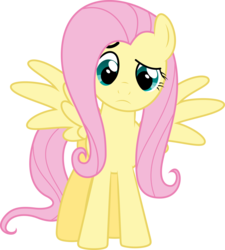 Size: 8990x10000 | Tagged: safe, artist:trildar, fluttershy, pegasus, pony, g4, green isn't your color, .svg available, absurd resolution, confluttershy, confused, female, simple background, solo, transparent background, vector