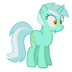 Size: 5686x5686 | Tagged: source needed, safe, artist:cottonbby, lyra heartstrings, pony, unicorn, g4, absurd resolution, female, shocked, simple background, solo, surprised, transparent background, vector