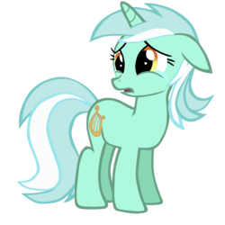 Size: 5000x5000 | Tagged: safe, artist:mcawesomebrony, lyra heartstrings, pony, unicorn, g4, absurd resolution, crying, female, sad, simple background, solo, transparent background, vector