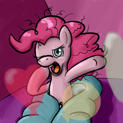 Size: 2000x2000 | Tagged: safe, artist:osakaoji, pinkie pie, g4, balloon, female, sleepyhead, solo