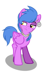 Size: 900x1476 | Tagged: safe, artist:symphstudio, oc, oc only, pegasus, pony, female, headphones, mare, solo