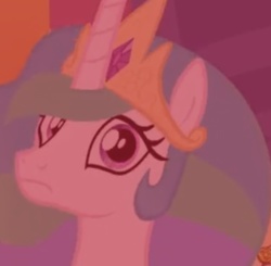 Size: 666x652 | Tagged: safe, princess celestia, 28 pranks later, g4, red filter, wide eyes