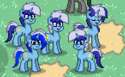 Size: 292x180 | Tagged: safe, minuette, oc, pony, pony town, g4, cute, group photo, pony town multeity