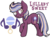 Size: 533x401 | Tagged: safe, artist:matteglaze, oc, oc only, oc:lullaby sweet, earth pony, pony, adoptable, rattle, solo