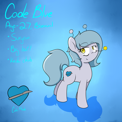 Size: 2000x2000 | Tagged: safe, artist:fullmetalpikmin, oc, oc only, oc:code blue, high res, reference sheet, solo