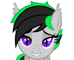 Size: 800x657 | Tagged: dead source, safe, artist:nevermattie, oc, oc only, bat pony, pony, animated, base used, blinking, cute, simple background, solo, vector, white background
