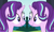 Size: 388x232 | Tagged: safe, starlight glimmer, pony, unicorn, g4, no second prances, female, inverted, looking at each other, mare, mirrored, smiling, smiling at each other, unitinu