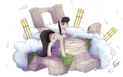 Size: 1920x1200 | Tagged: safe, artist:laptop-pone, octavia melody, earth pony, pony, g4, female, looking at you, necktie, solo