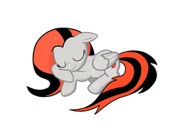 Size: 1600x1200 | Tagged: safe, oc, oc only, oc:tinker breeze, pegasus, pony, cute, female, floppy ears, mare, ocbetes, sleeping, smiling, solo