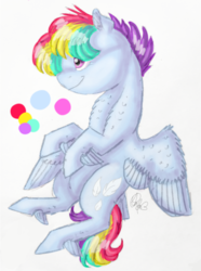 Size: 1288x1729 | Tagged: safe, artist:sweetheart-arts, tickle (g1), g1, g4, female, g1 to g4, generation leap, reference sheet, solo