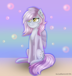 Size: 1750x1843 | Tagged: safe, artist:imjusthere123, oc, oc only, oc:windy spirit, pegasus, pony, solo