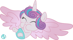 Size: 1024x569 | Tagged: safe, artist:arifproject, princess flurry heart, pony, g4, baby, biting, cute, diaper, eyes closed, female, flurrybetes, hoof sucking, simple background, solo, transparent background, vector