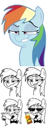 Size: 694x1851 | Tagged: safe, artist:archeryves, rainbow dash, g4, chinese, crossing the memes, faic, meme, smug, smugdash