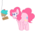 Size: 1280x1117 | Tagged: safe, artist:mr-degration, pinkie pie, g4, bait, chest fluff, chubby, drool, female, it's a trap, open mouth, ponk, simple background, solo, transparent background